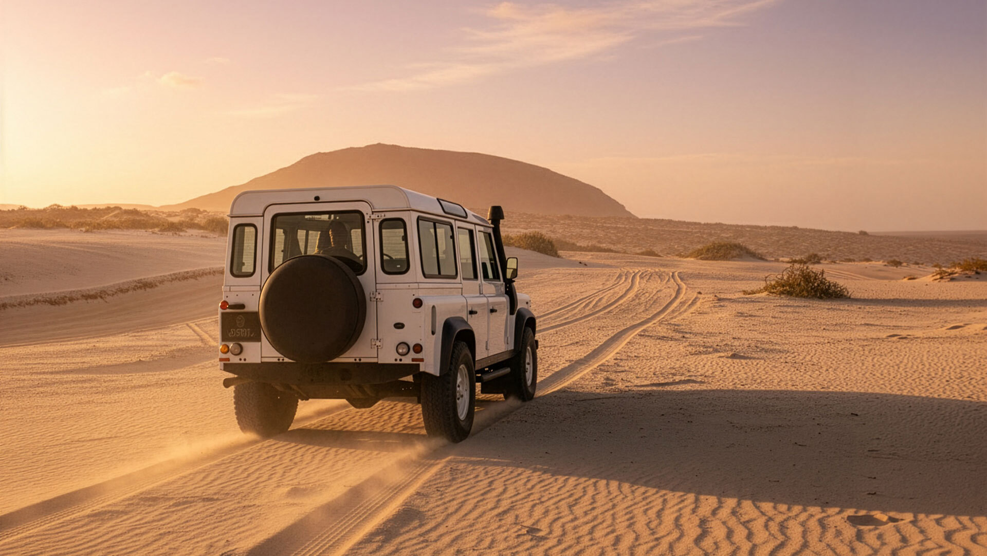 Jeep-Taxi auf La Graciosa