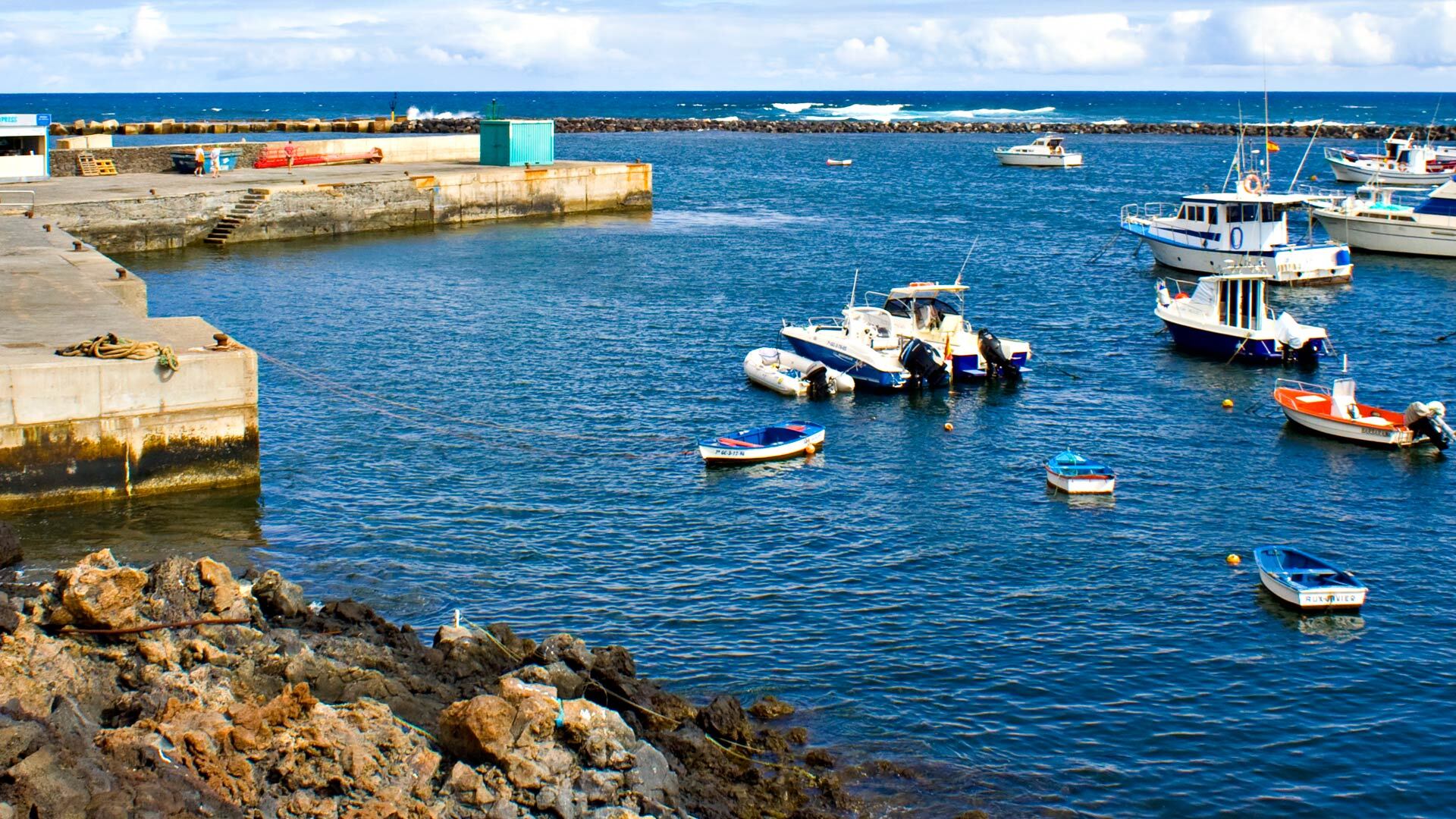 der Hafen von Órzola 