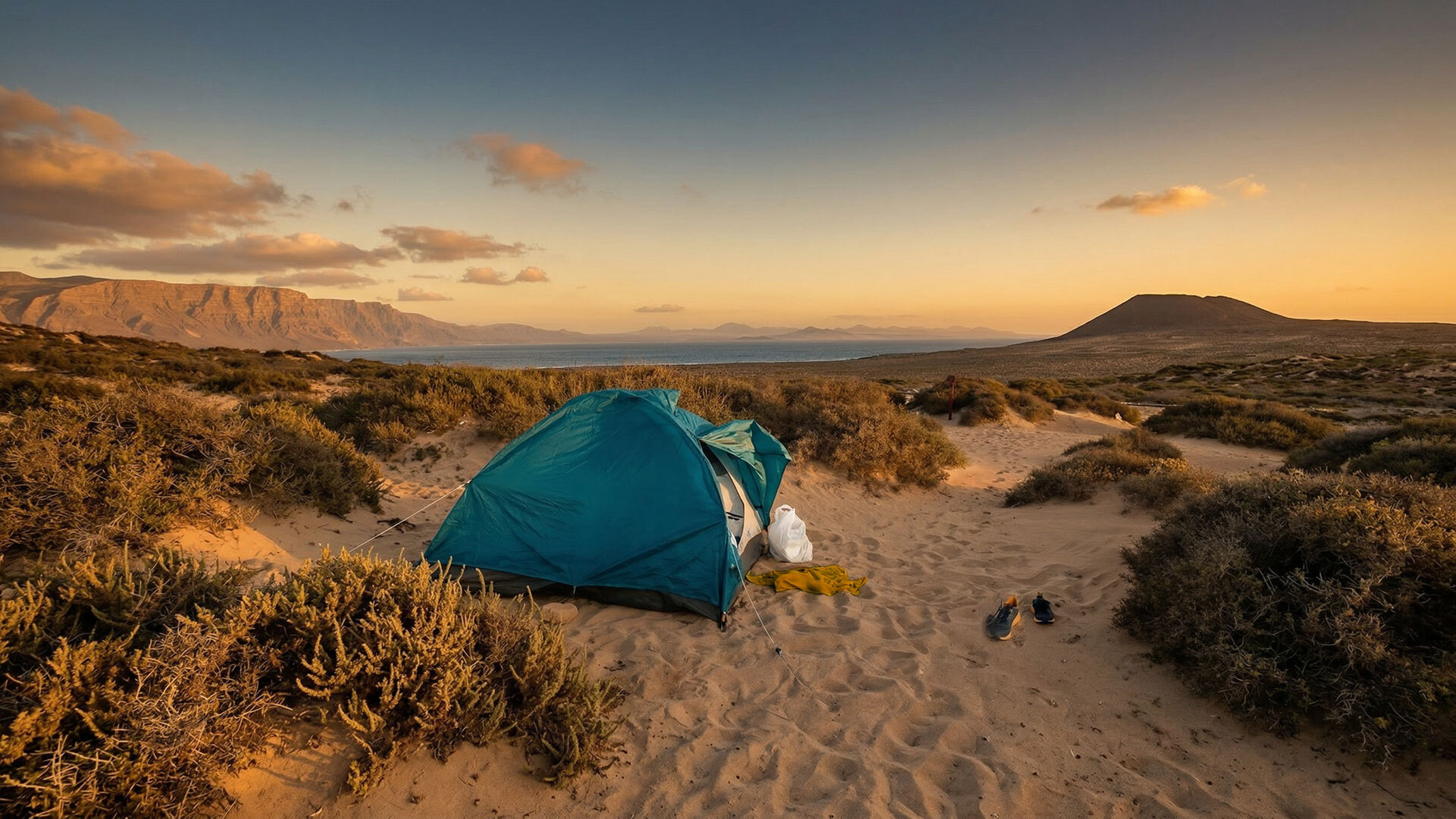 Camping El Salado auf La Graciosa