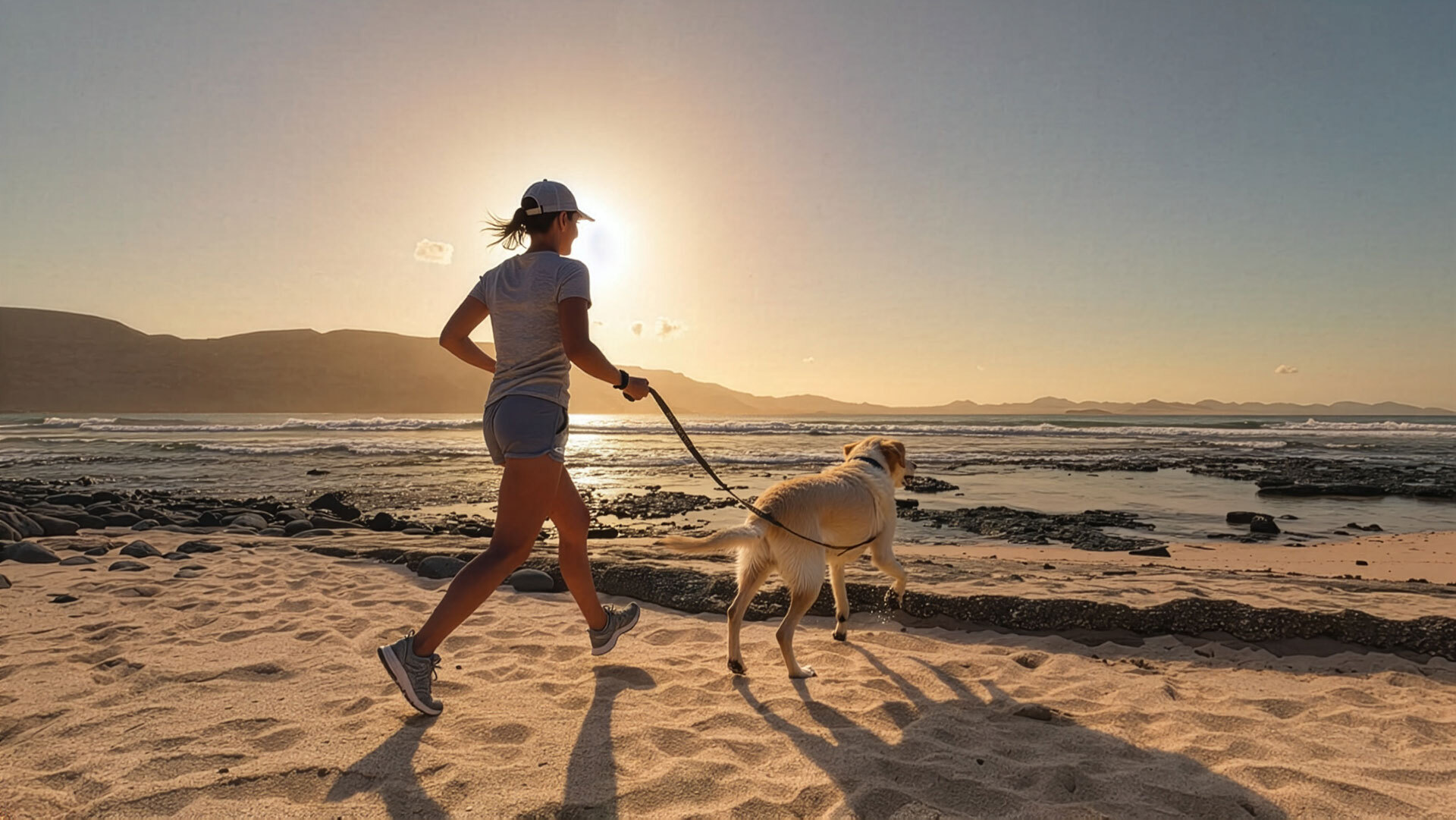 La Graciosa mit Hund