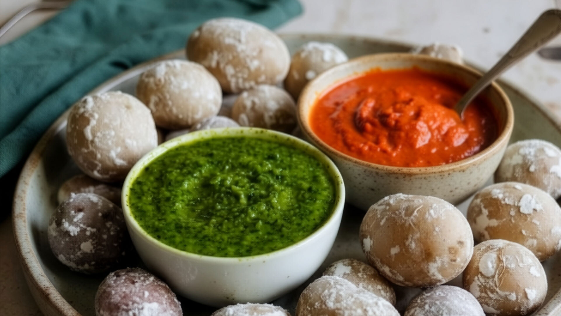 Papas arrugadas con mojo