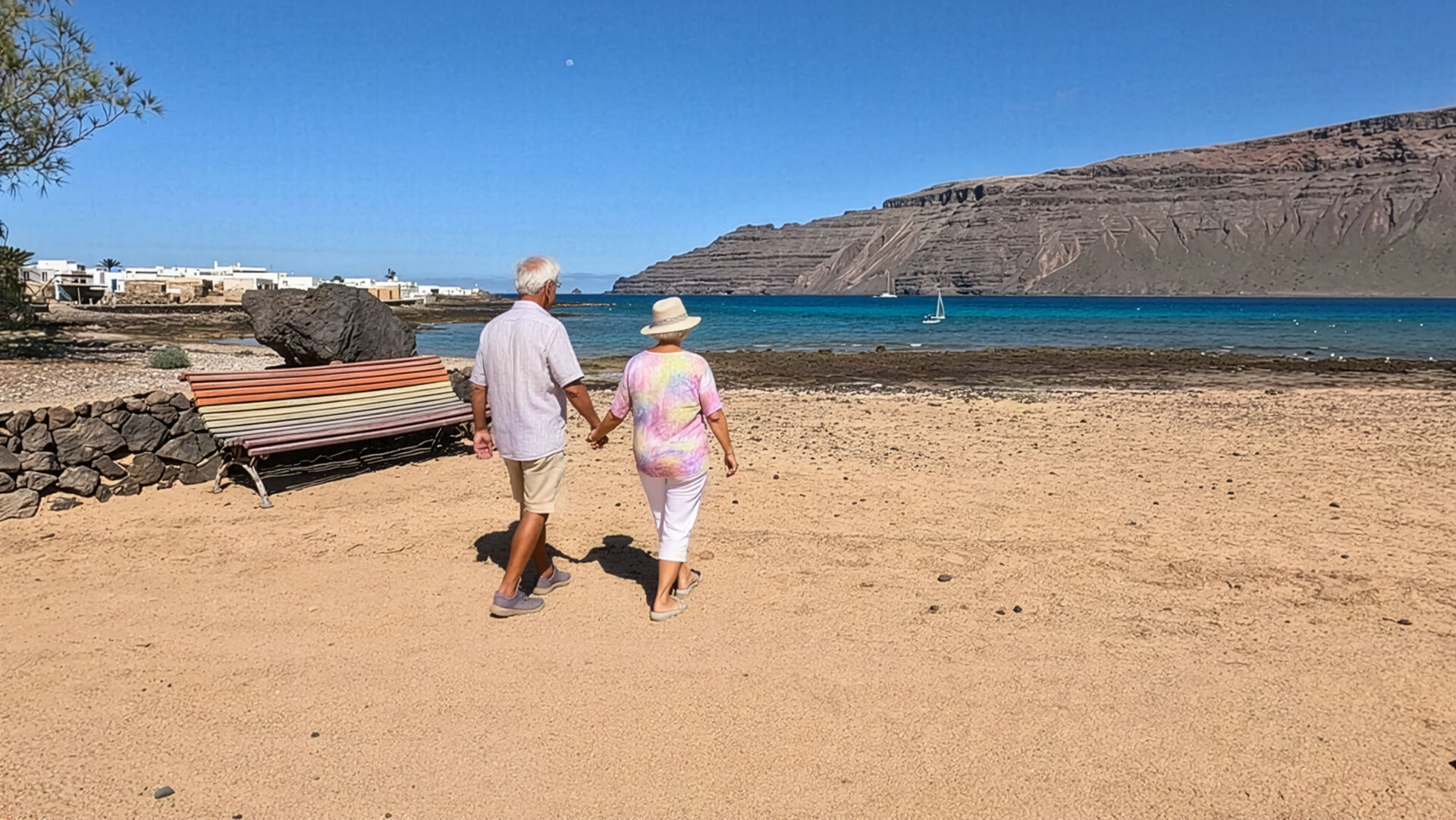 Spaziergang in Caleta de Sebo