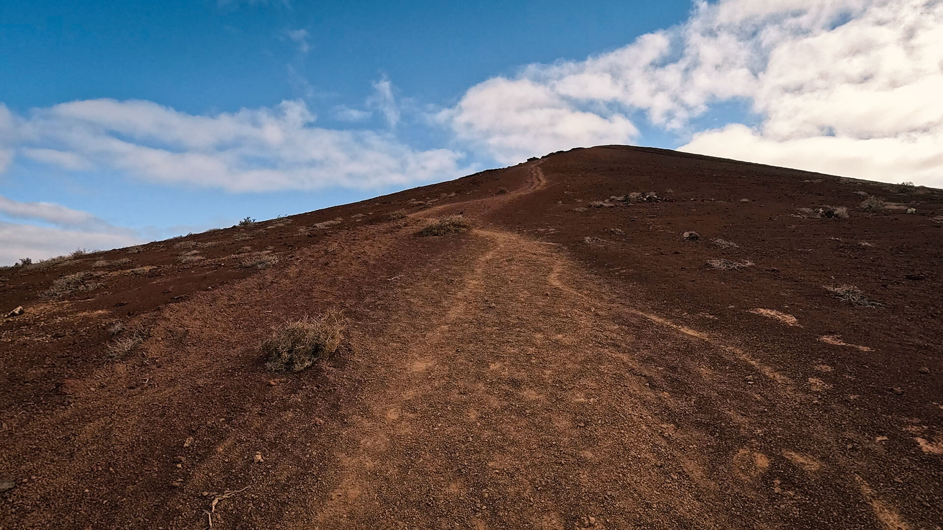  der Weg auf den Montaña Bermeja