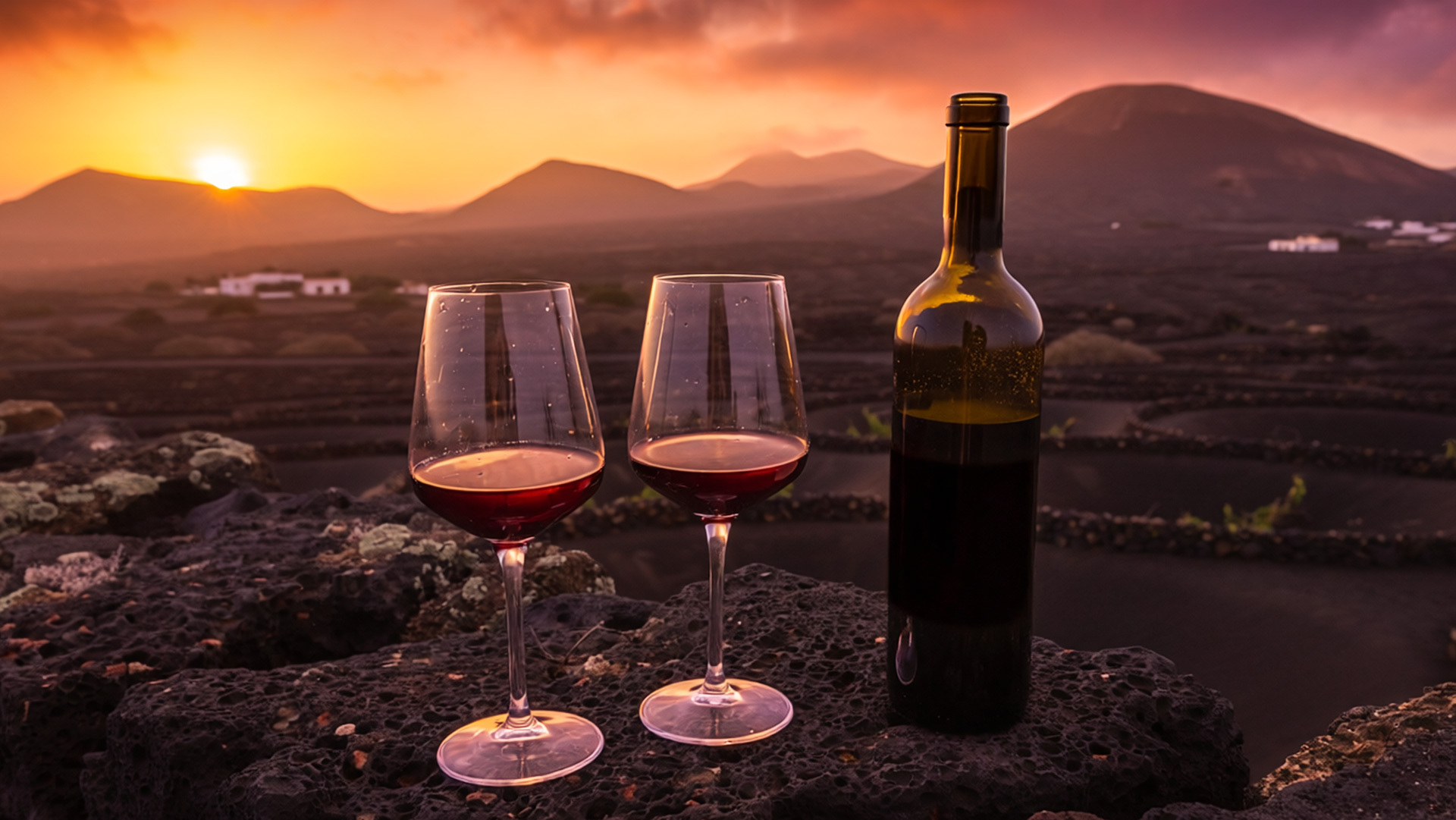 Wein von der Insel Lanzarote